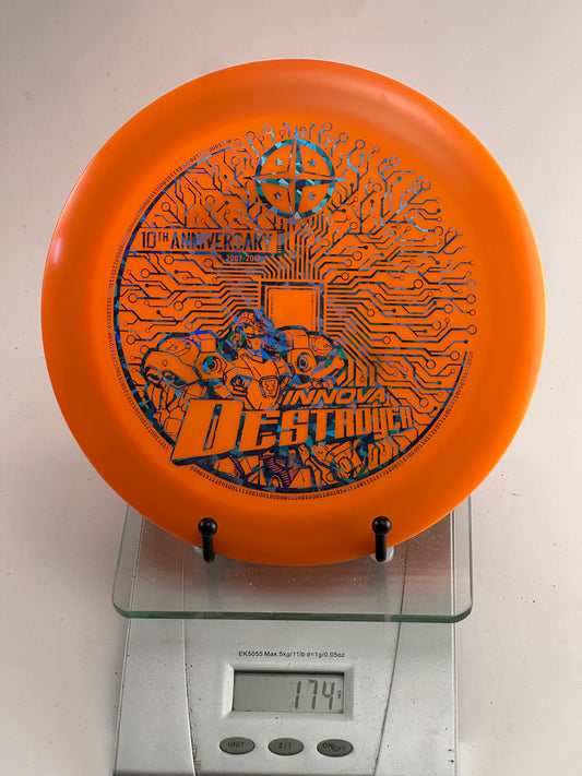 Innova Champion Destroyer 10th Anniversary (2007–2017) Orange/Blue Stamp