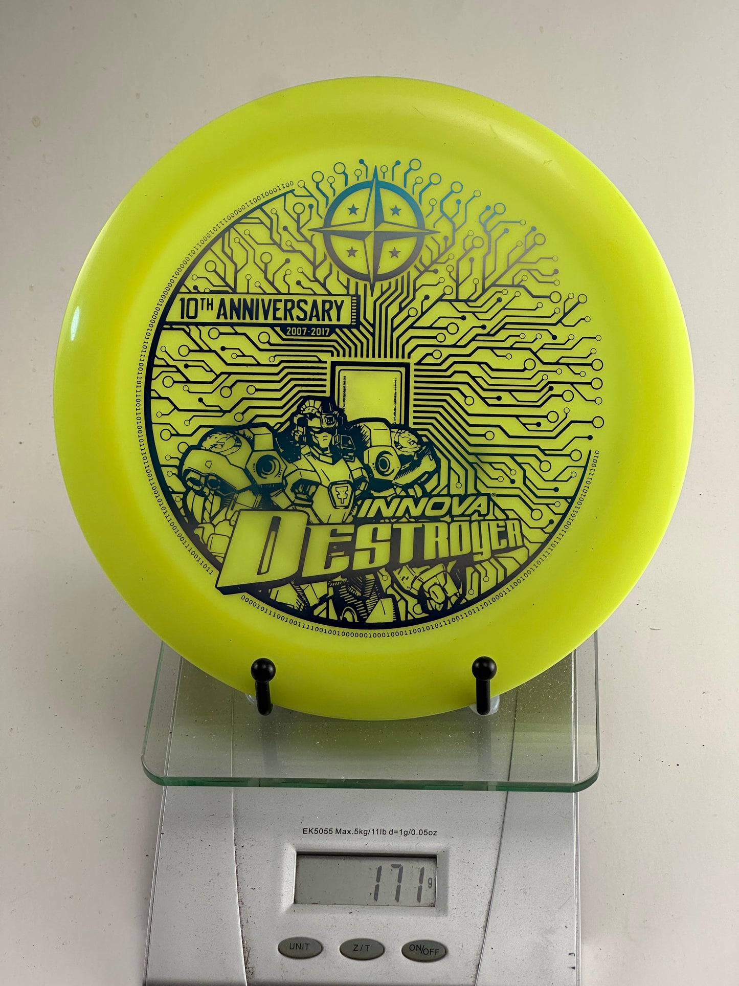 Innova Star Destroyer 10th Anniversary (10 Year) Yellow w/ Circuit Stamp