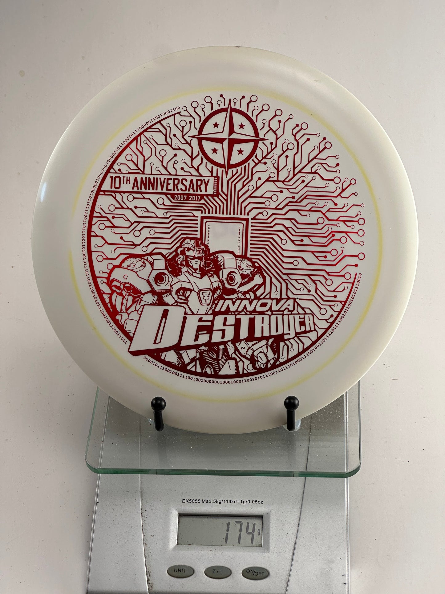 Innova Star Destroyer 10th Anniversary (10 Year) - White w/ Red Stamp
