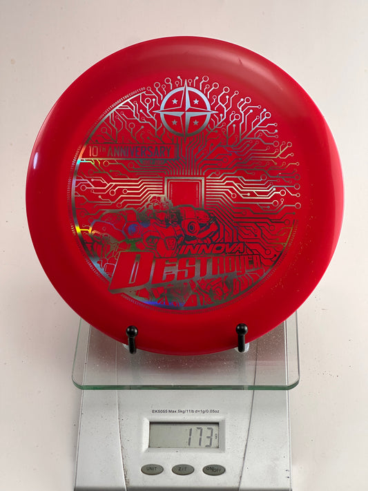 Innova Champion Destroyer 10th Anniversary (Red) Silver Holo Stamp