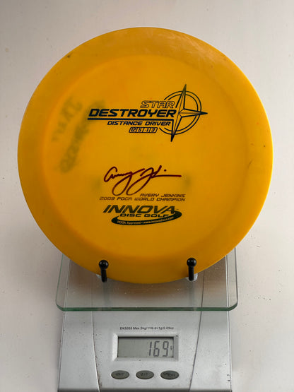 Innova Star Destroyer AJ 2 Line (Avery Jenkins 2009 WC Stamp) Yellow
