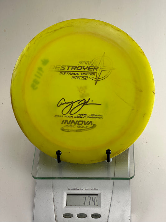 Innova Star Destroyer AJ 2-Line Distance Driver (Yellow, 174g)