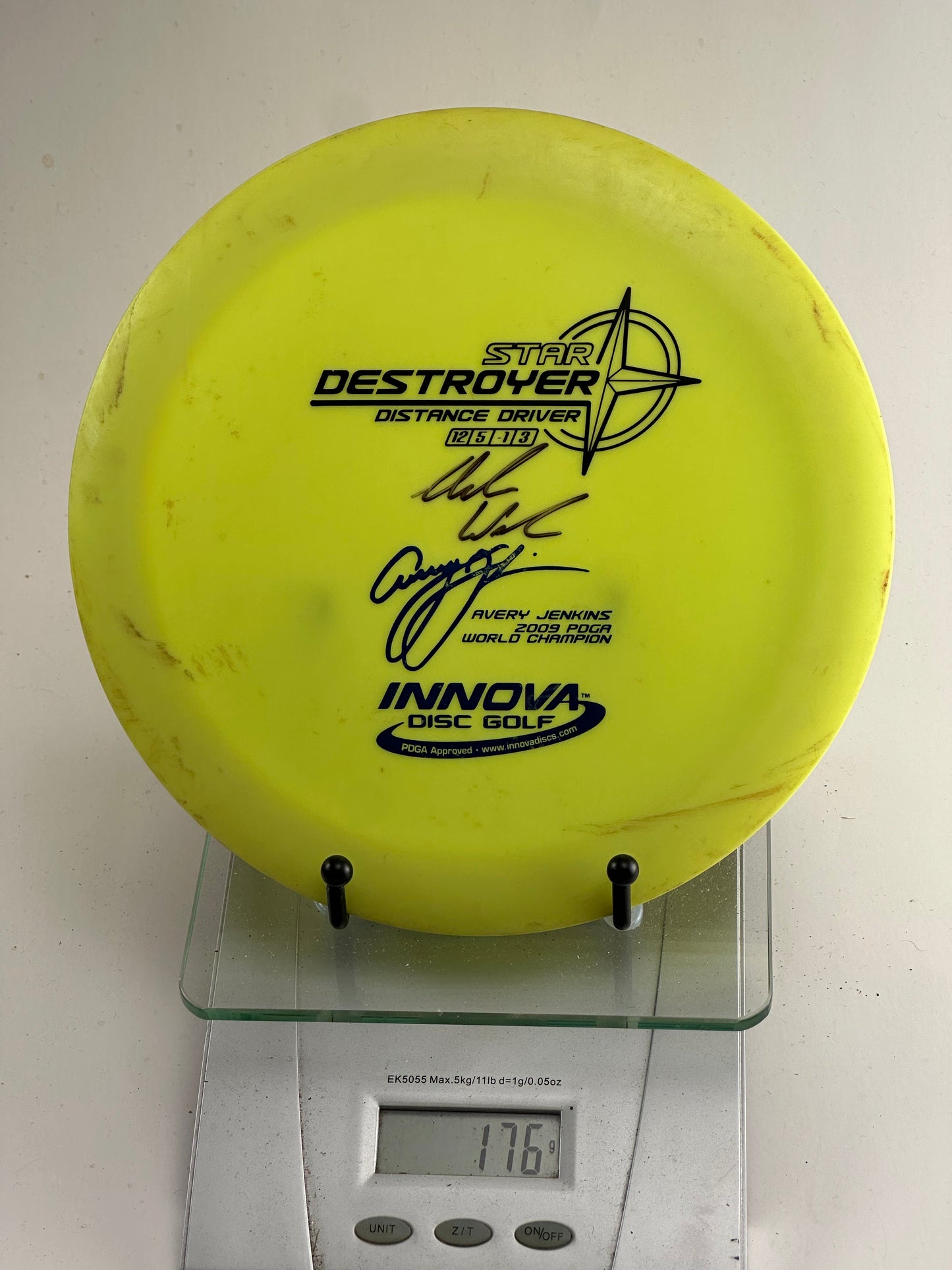 Innova Star Destroyer AJ 3-Line Distance Driver (Yellow) - Used
