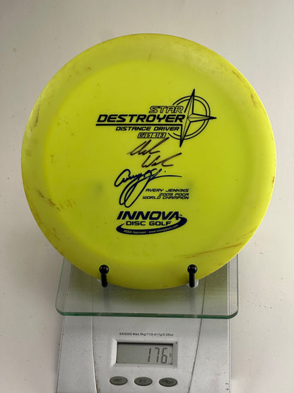 Innova Star Destroyer AJ 3-Line Distance Driver (Yellow) - Used