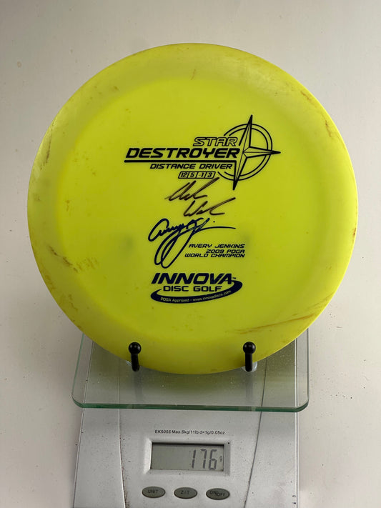 Innova Star Destroyer AJ 3-Line Distance Driver (Yellow) - Used