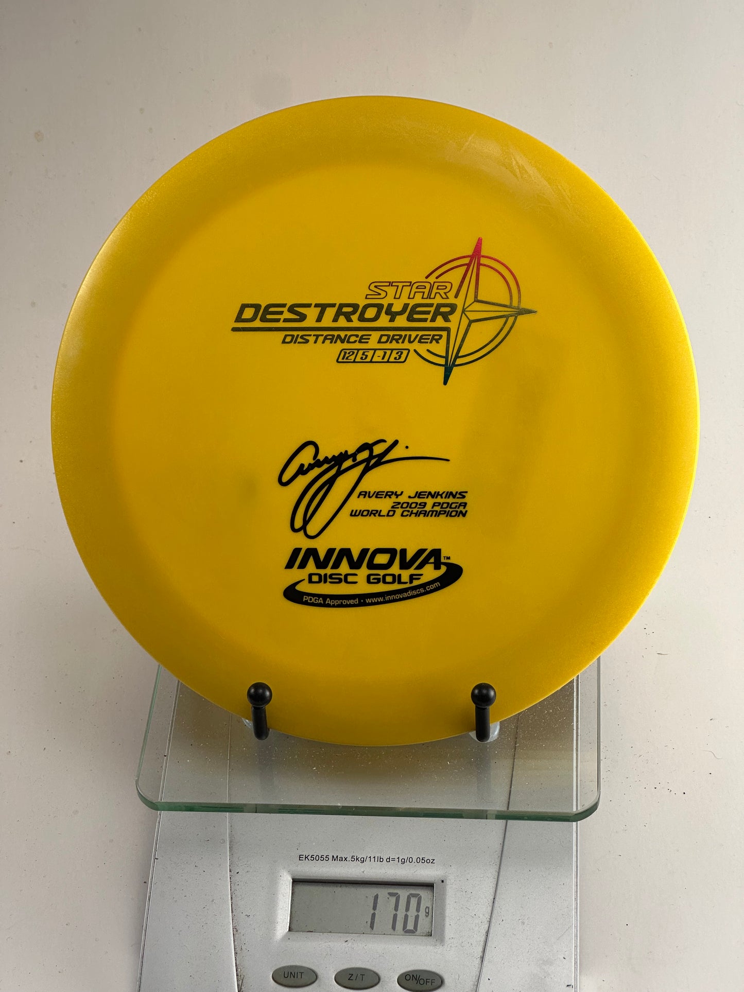 Innova Star Destroyer Avery Jenkins AJ 3-Line Yellow Distance Driver