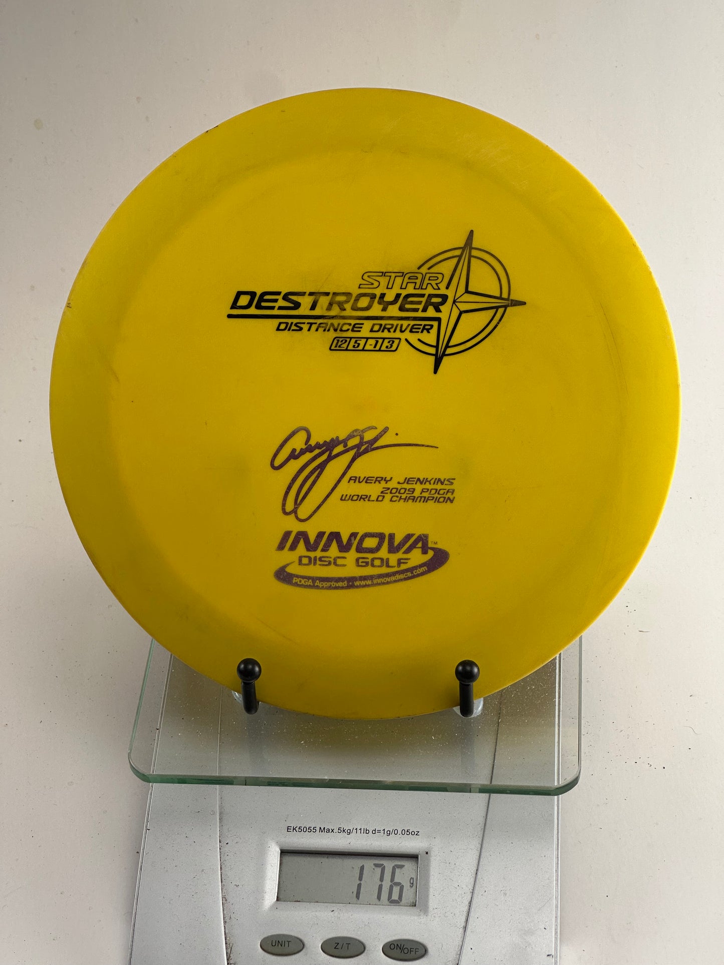 Innova Star Destroyer AJ 3-Line Distance Driver (Yellow) 176g