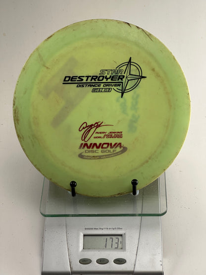 Innova Star Destroyer AJ 3 Line Distance Driver (Light Green) - 173g