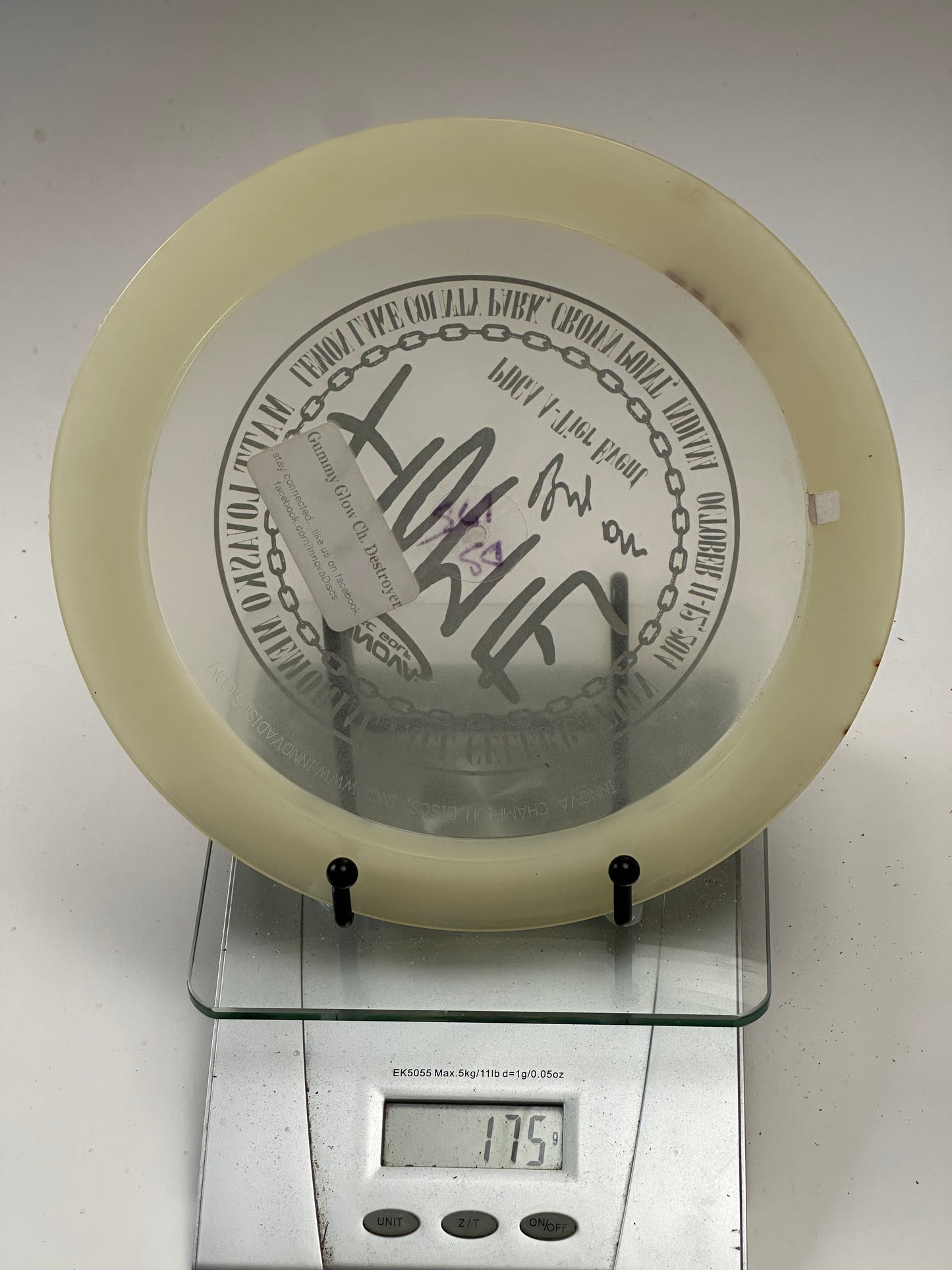 Innova Destroyer Champion Glow (Tournament Stamp) 175g
