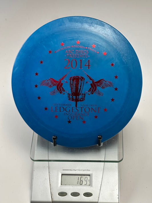 Innova Destroyer GStar Blue w/ 2014 Ledgestone Insurance Open Stamp