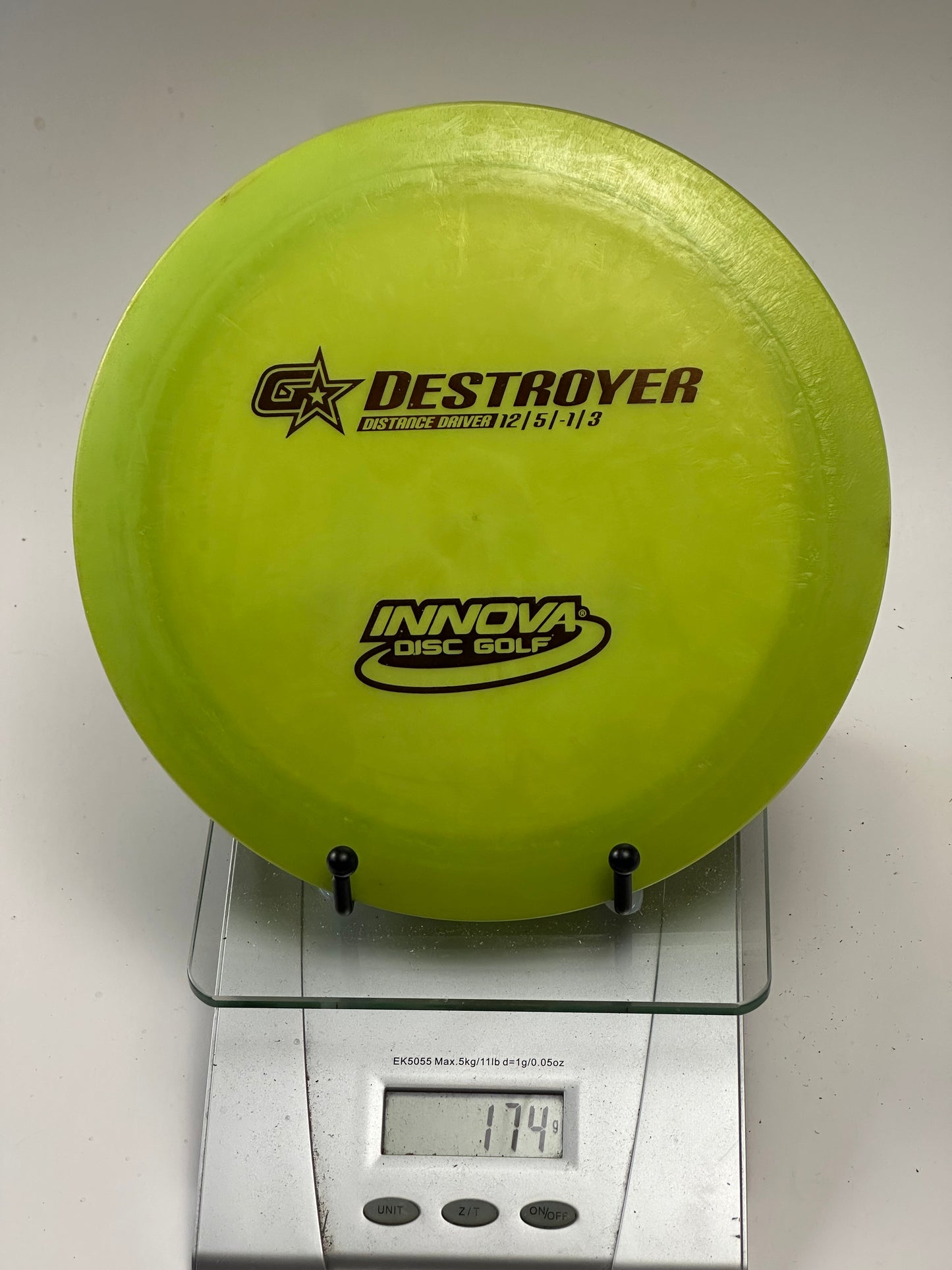 Innova Destroyer GStar Distance Driver (174g) - Yellow