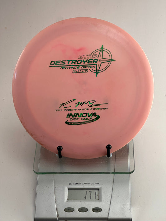 Innova Star Destroyer Paul McBeth 4x Stamp Distance Driver 171g Pink