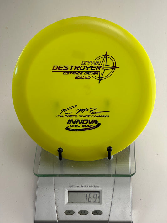 Innova Star Destroyer Paul McBeth Signature (Yellow) 169g