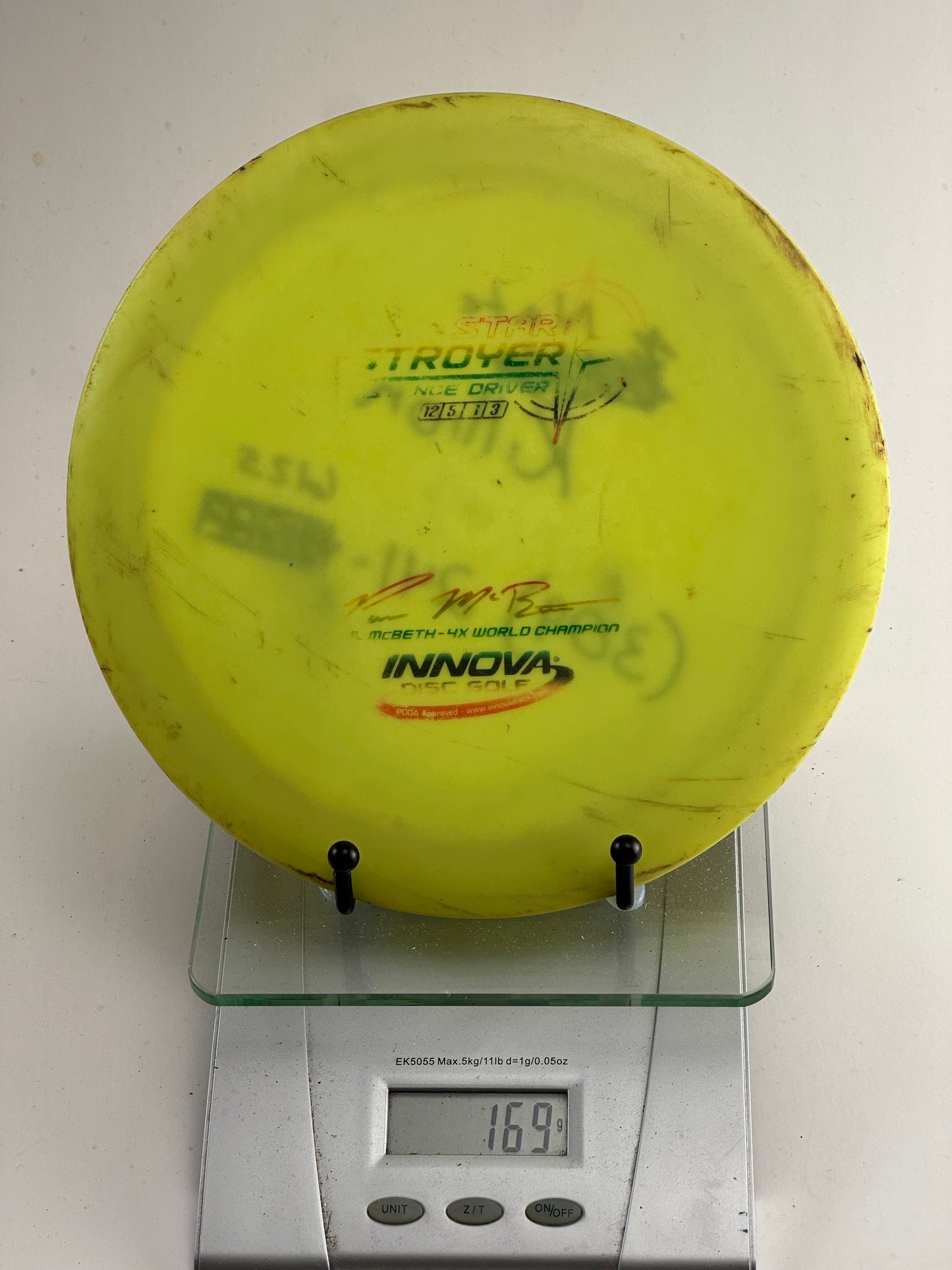 Innova Star Destroyer Paul McBeth Signature Distance Driver (Yellow) 169g