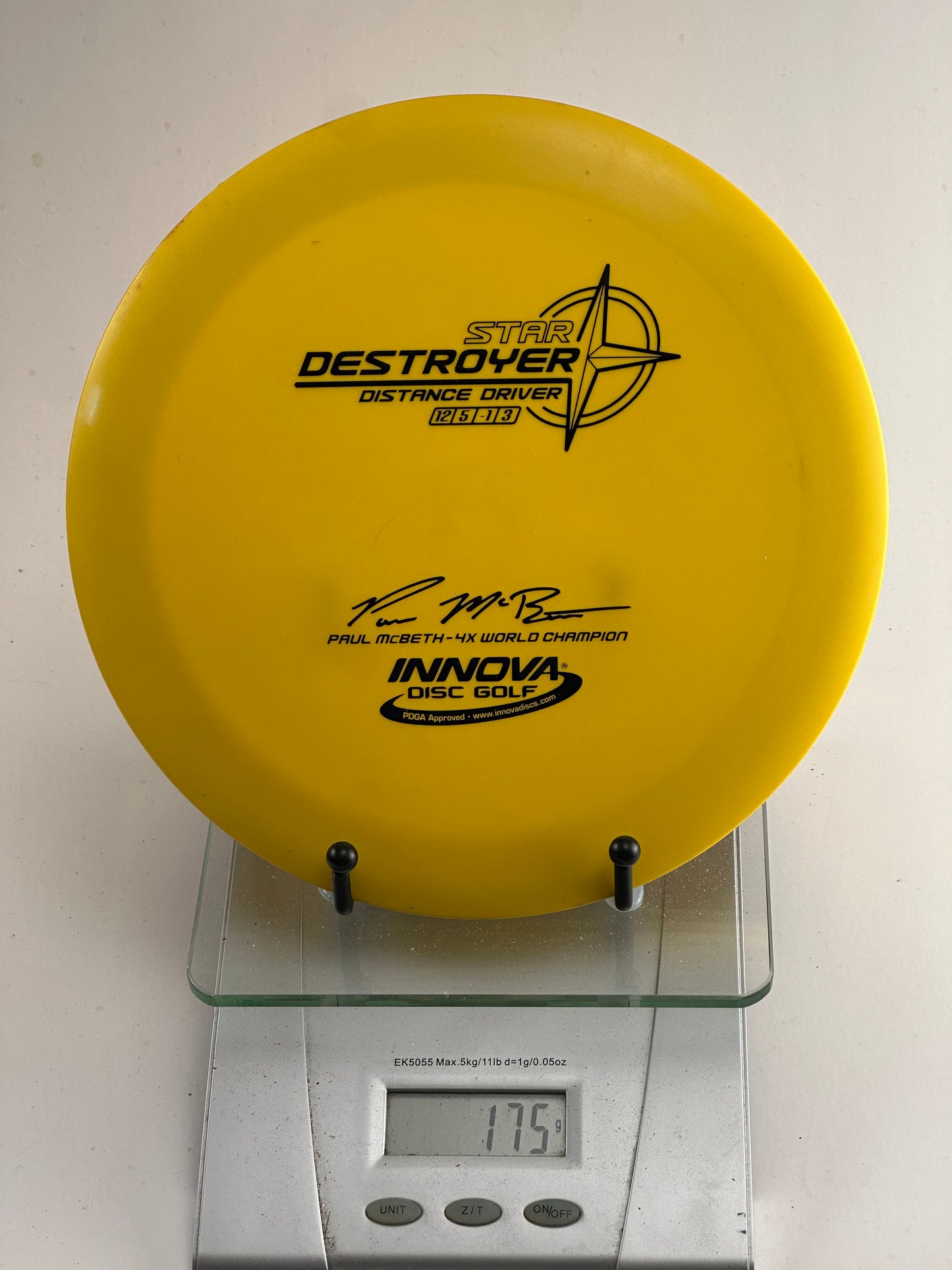 Innova Star Destroyer Distance Driver (Paul McBeth) - Yellow