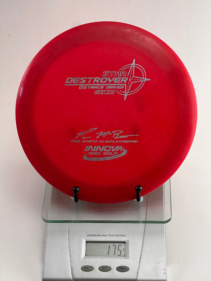 Innova Star Destroyer (Paul McBeth) Distance Driver - Red/Silver Stamp