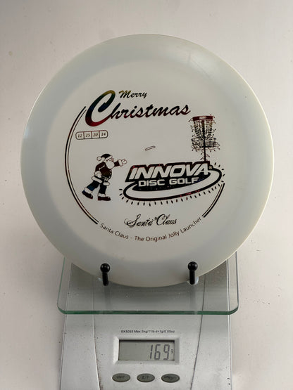 Innova DX Destroyer (Pre-Embossed) White Merry Christmas Santa Stamp 169g