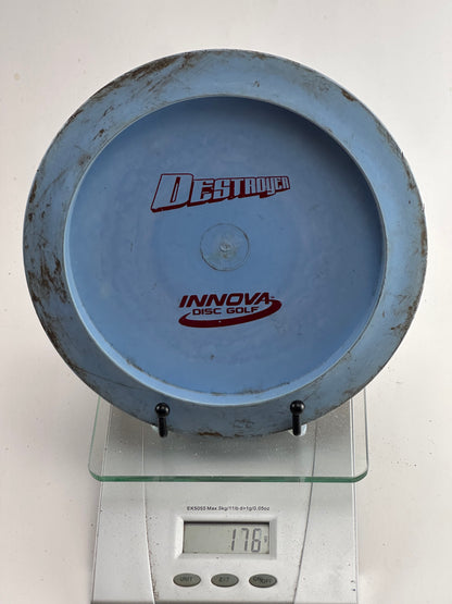 Innova DX Destroyer (Pre-Embossed) Blue Stock Stamp Signed