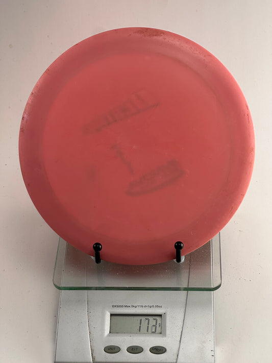 Innova DX Destroyer (Pre-Embossed) Pink Stock Stamp, Inked