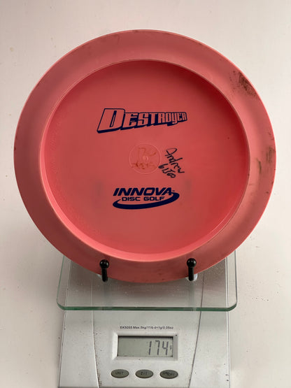 Innova DX Destroyer (Pre-Embossed) Pink Stock Stamp – Signed