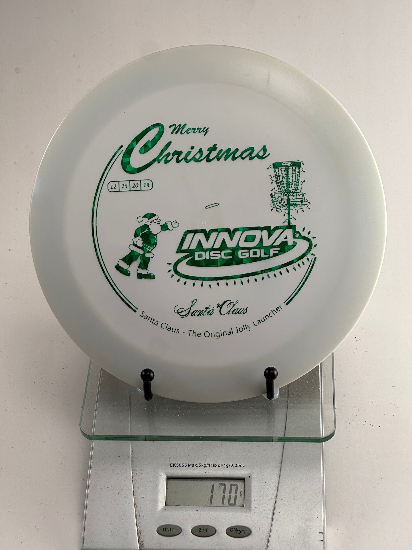 Innova DX Destroyer (Pre-Embossed) White “Merry Christmas” Santa Stamp