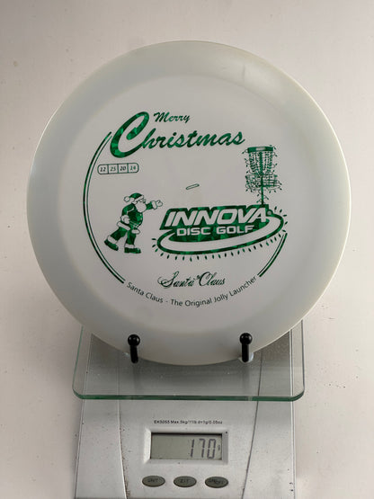 Innova DX Destroyer (Pre-Embossed) White “Merry Christmas” Santa Stamp