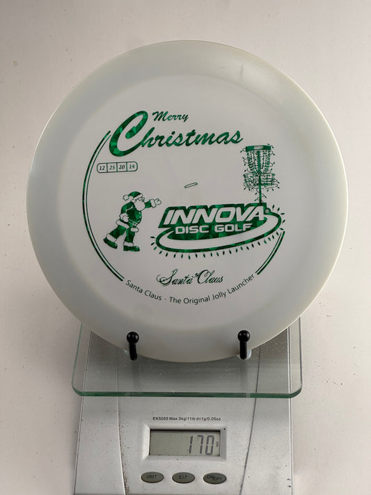 Innova DX Destroyer (Pre-Embossed) White “Merry Christmas” Santa Stamp