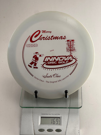 Innova DX Destroyer Pre-Embossed (White) Merry Christmas Santa Stamp