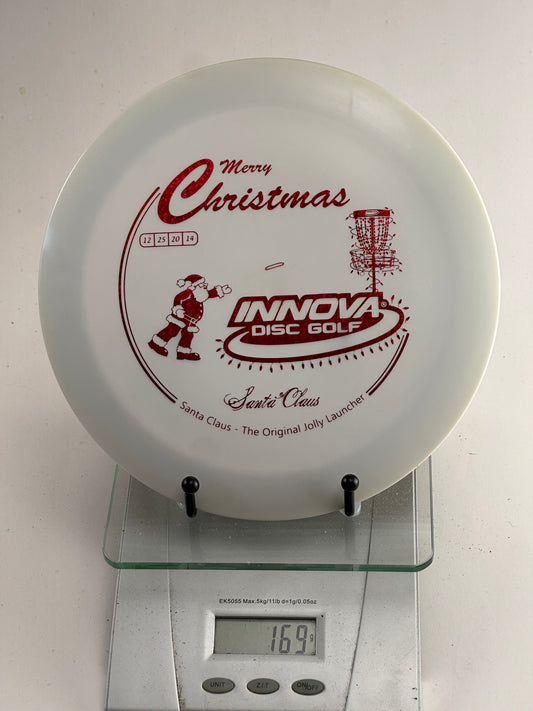 Innova DX Destroyer Pre-Embossed (White) Merry Christmas Santa Stamp