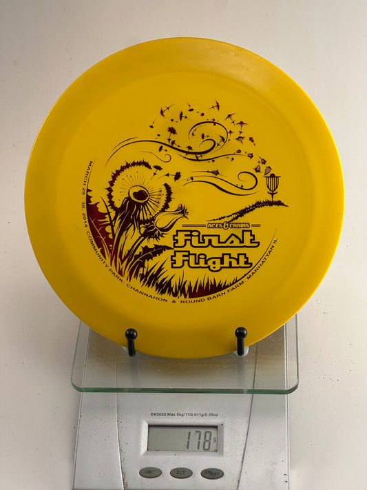 Innova Star Destroyer (Pre-Embossed) – Aces & Chains First Flight Stamp, Yellow