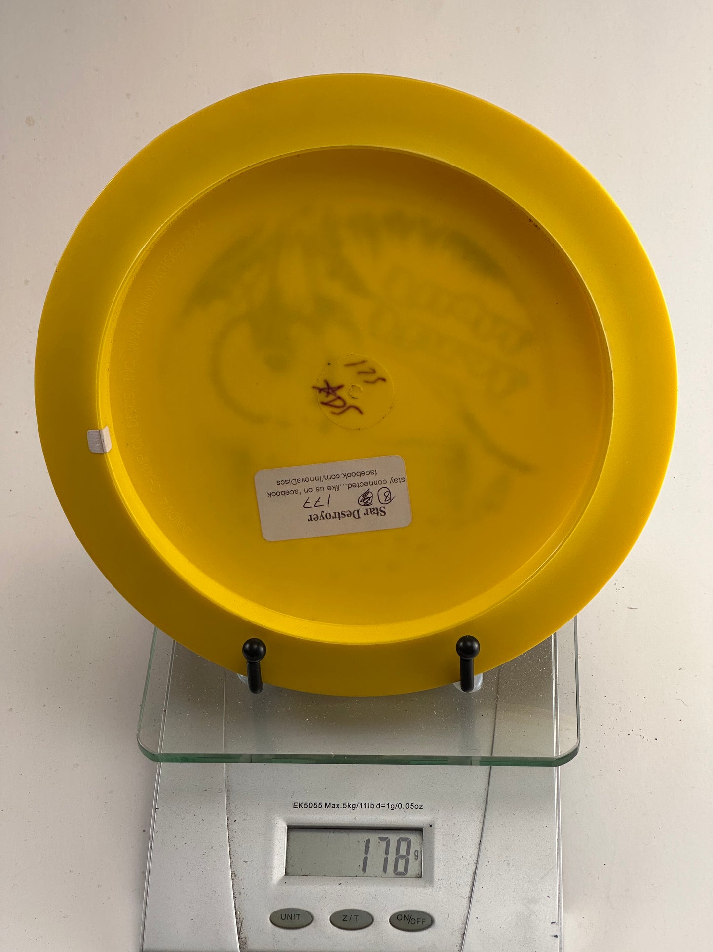 Innova Star Destroyer (Pre-Embossed) – Aces & Chains First Flight Stamp, Yellow