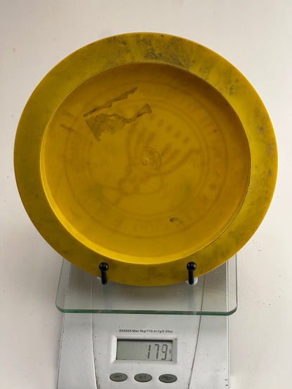 Innova DX Destroyer (Pre-Embossed) – Yellow Springfield Disc Golf Club Stamp