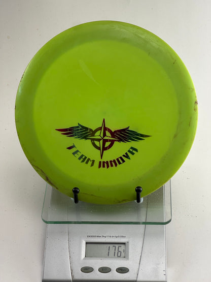 Innova Champion Destroyer (Pre-Embossed) Team Innova Stamp - Green