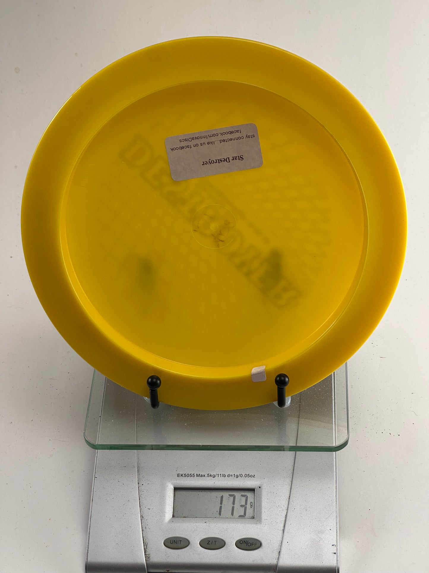 Innova Star Destroyer (Pre-Embossed) – Pekin City Championships Stamp, Yellow