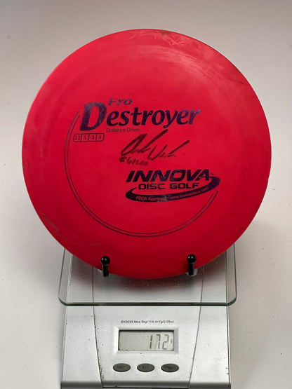 Innova Pro Destroyer Distance Driver (Red) - Signed, Used