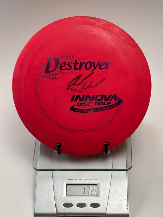 Innova Pro Destroyer Distance Driver (Red) - Signed, Used