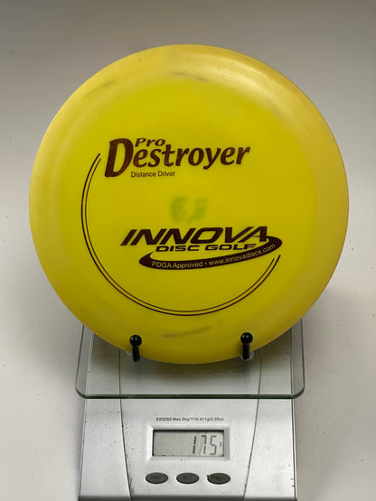 Innova Pro Destroyer Distance Driver - Yellow (175g) - Used