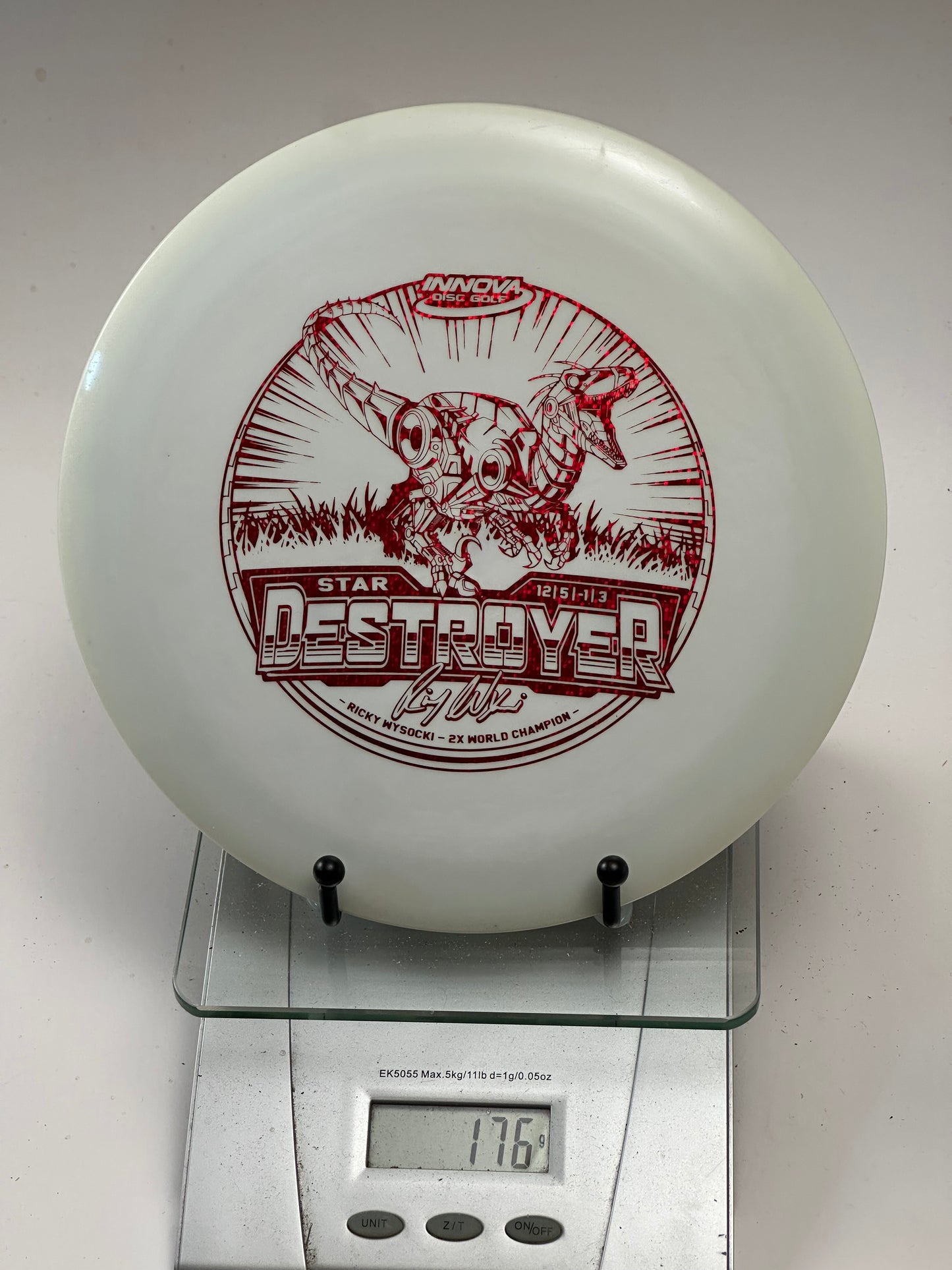 Innova Star Destroyer (Ricky Wysocki Raptor) | White w/ Red Stamp