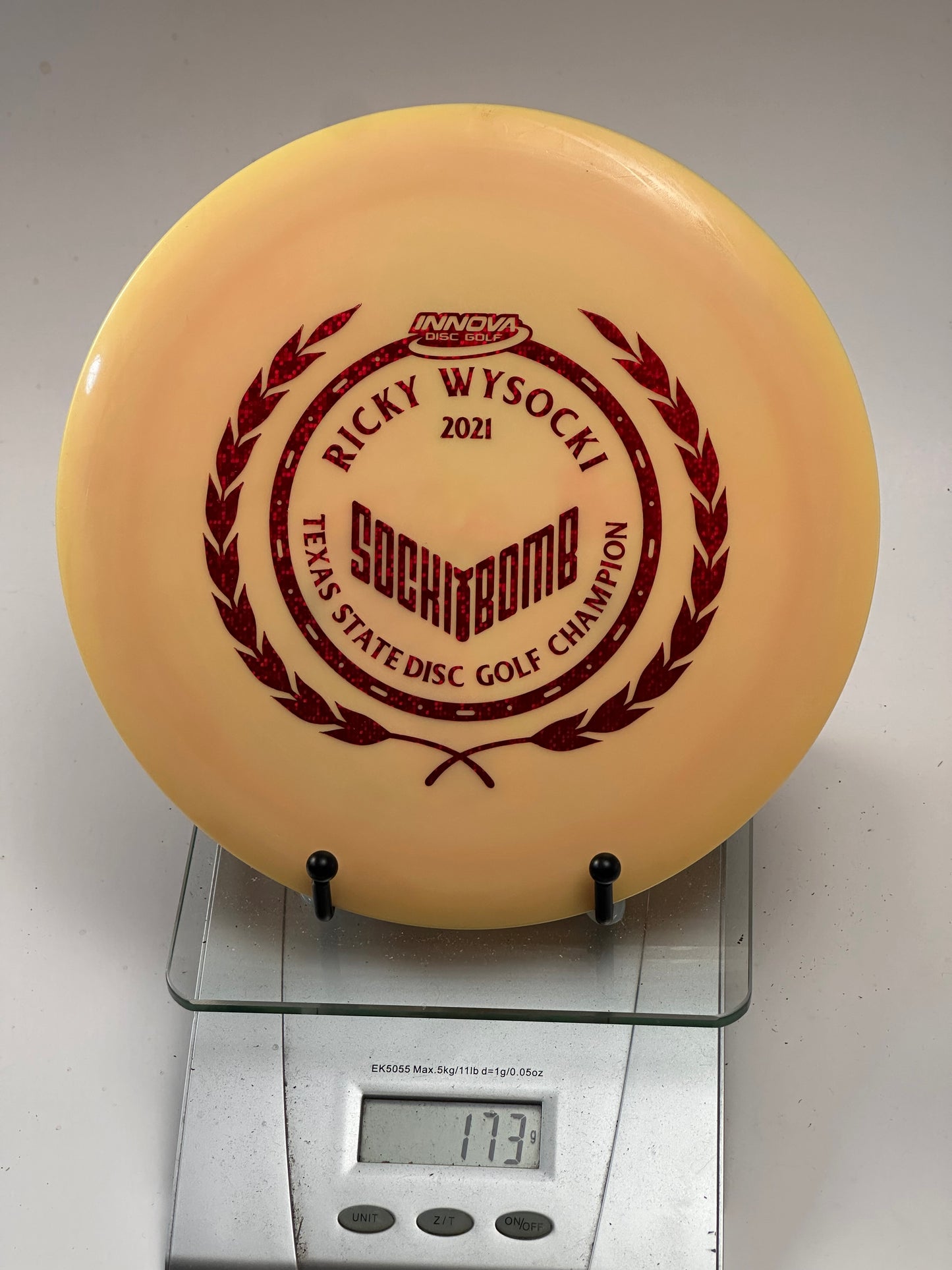 Innova Star Destroyer Ricky Wysocki 2021 Texas State Champ (Cream/Red)