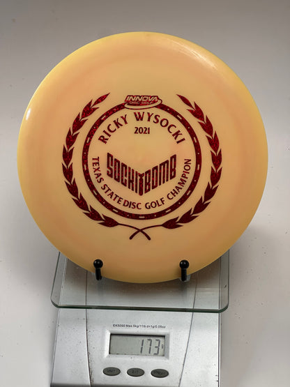 Innova Star Destroyer Ricky Wysocki 2021 Texas State Champ (Cream/Red)
