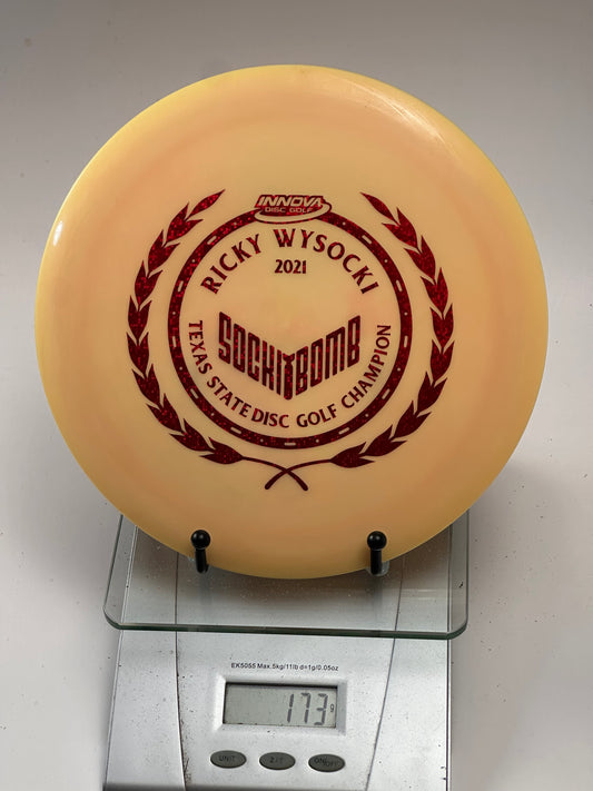 Innova Star Destroyer Ricky Wysocki 2021 Texas State Champ (Cream/Red)