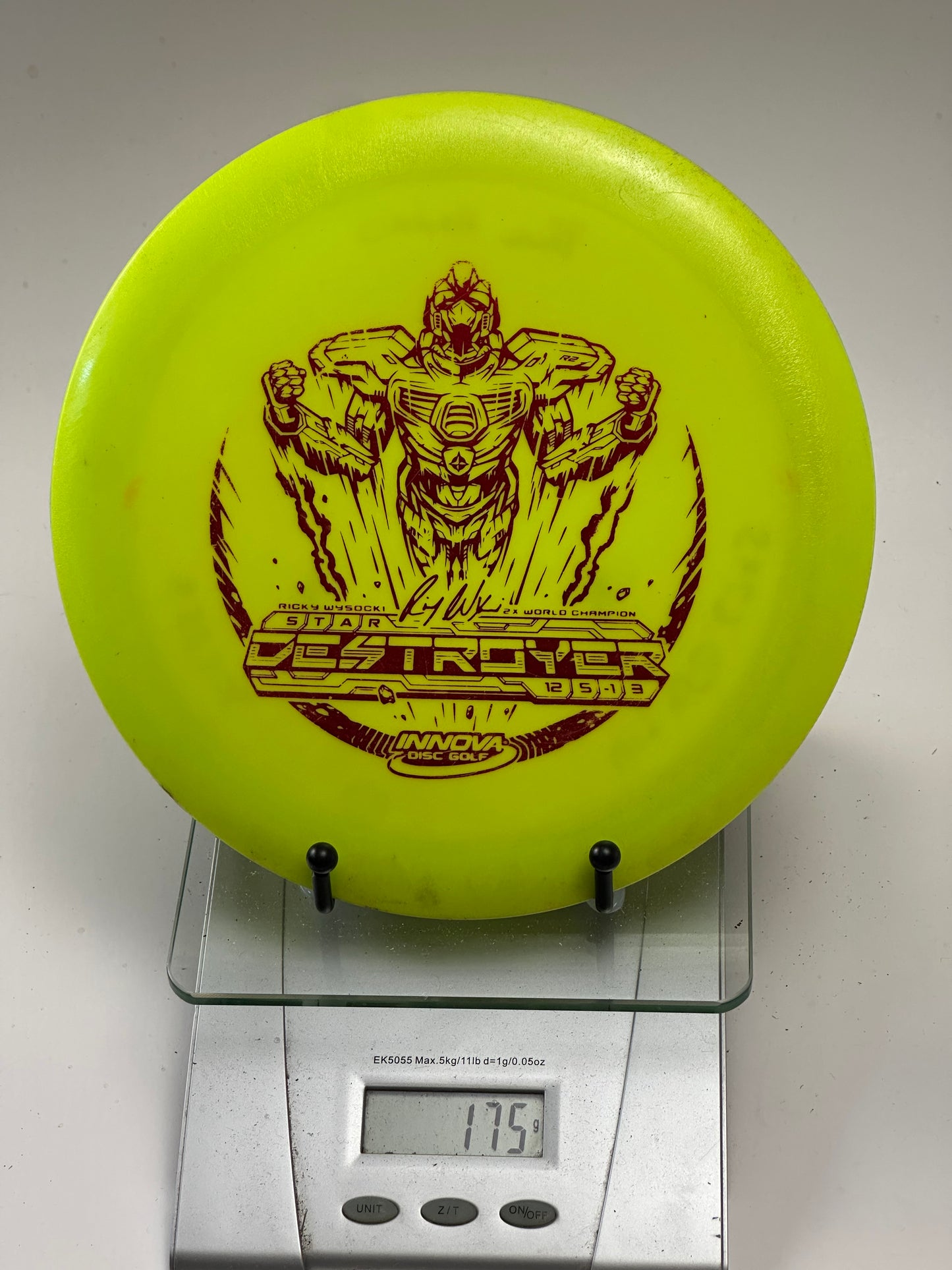 Innova Star Destroyer Ricky Wysocki Robot Stamp Yellow Distance Driver
