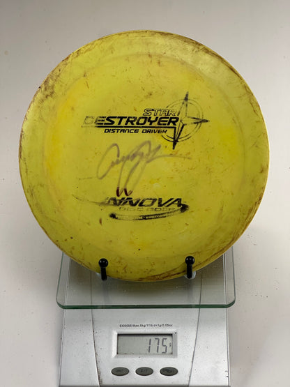 Innova Star Destroyer (Patent Numbers) Yellow 175g