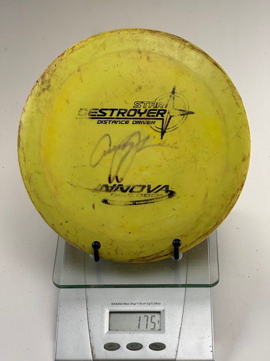 Innova Star Destroyer (Patent Numbers) Yellow 175g