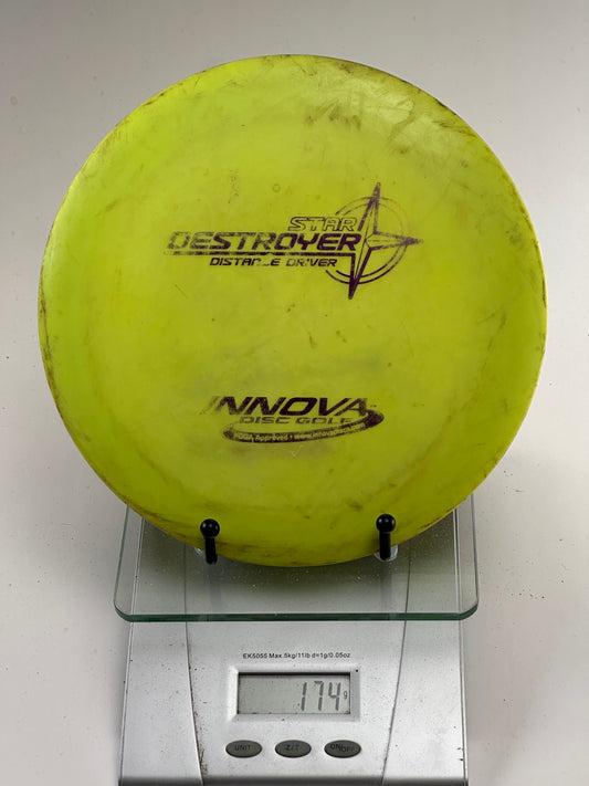 Innova Star Destroyer (SDS/DS Patent Numbers) Yellow 174g