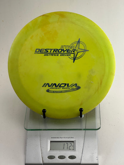 Innova Star Destroyer Distance Driver (Patent Numbers) - Yellow
