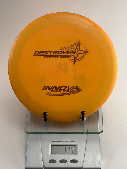 Innova Star Destroyer (Patent Numbers) Yellow Distance Driver - Inked