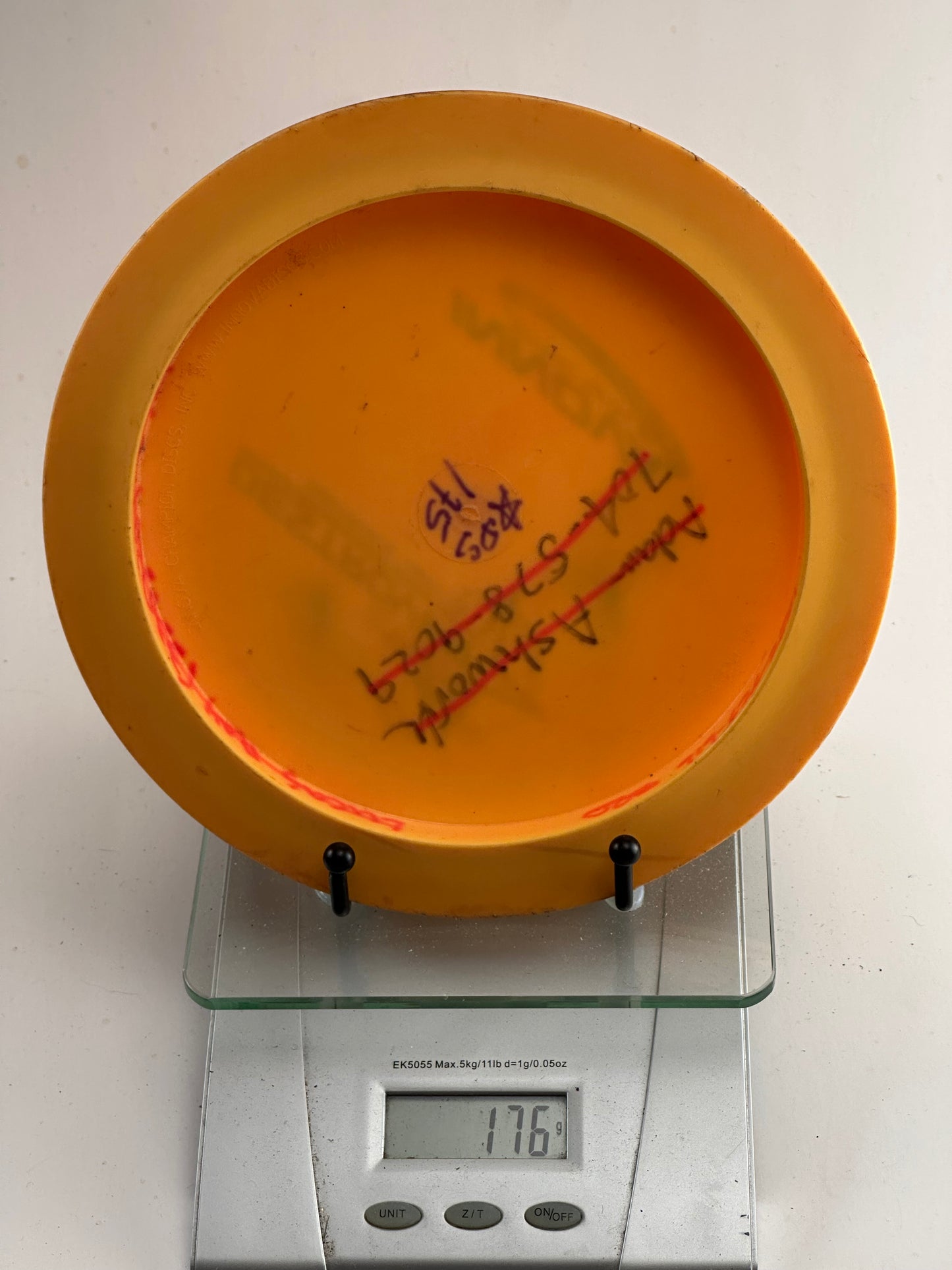 Innova Star Destroyer (Patent Numbers) Yellow Distance Driver - Inked