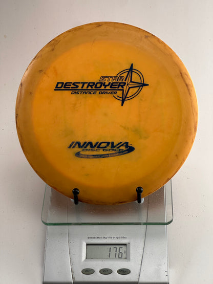 Innova Star Destroyer Distance Driver - Yellow, Patent Numbers, Ink