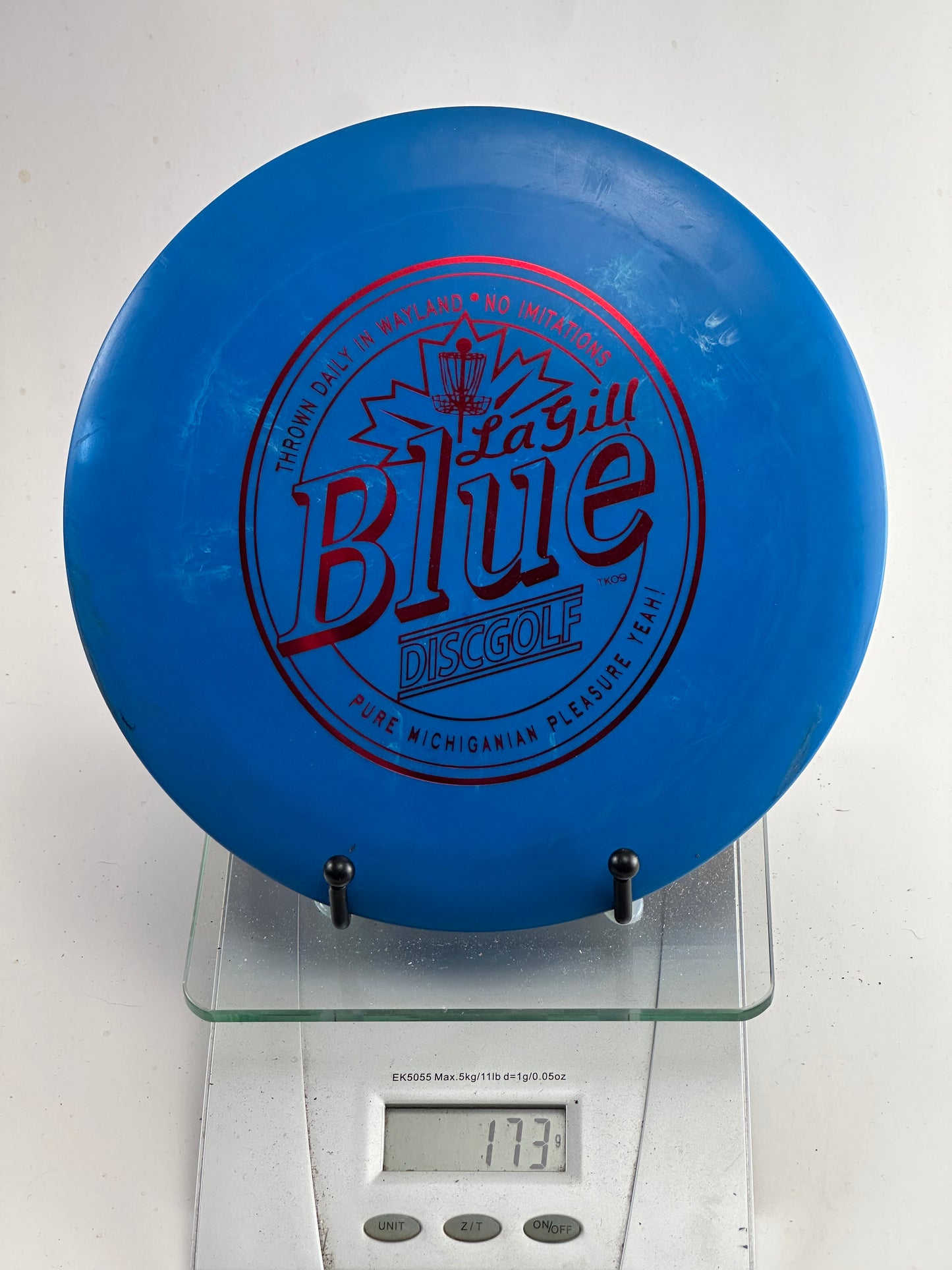 Innova Star Destroyer (SDS/DS Patent Numbers) Blue - LaGill Blue Disc Golf Stamp